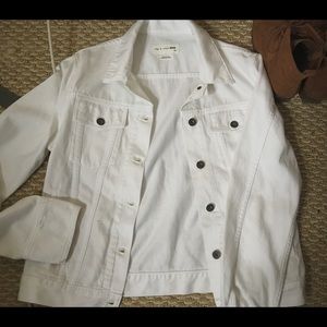 NWOT Rag & Bone white denim jacket!